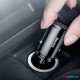 Baseus Circular Plastic A+A 30W Dual QC3.0 Quick Car Charger Black